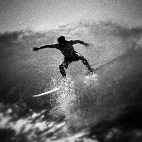 Vintage looking black and white Australia Surf Photography by Kira Horvath.