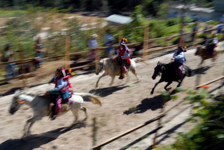 Todos Santos Guatemala during the Horse Races.